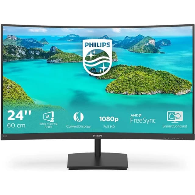 Imagen de Philips 241E1SC Monitor 23,6" Full HD 75 Hz Curvo 📺 en OfertitasTOP