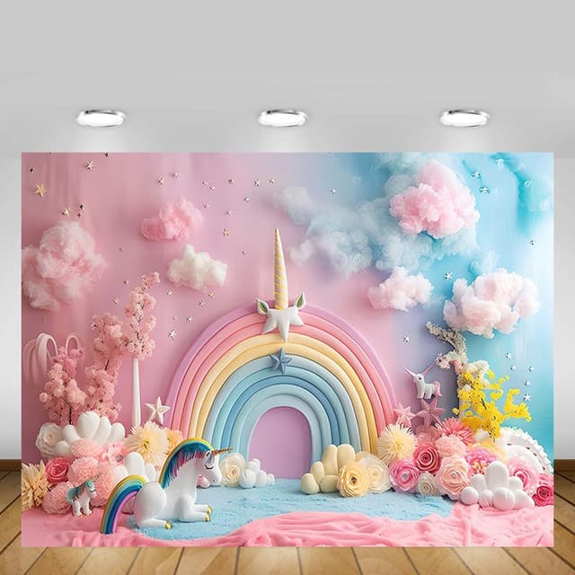 Thumbnail 3 de MEHOFOND 10x7ft pink photo backdrop