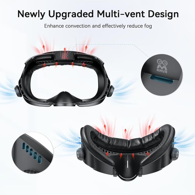 Detalle 2 de AMVR FC4A Facial Interface for Quest 3 Halo Head Strap
