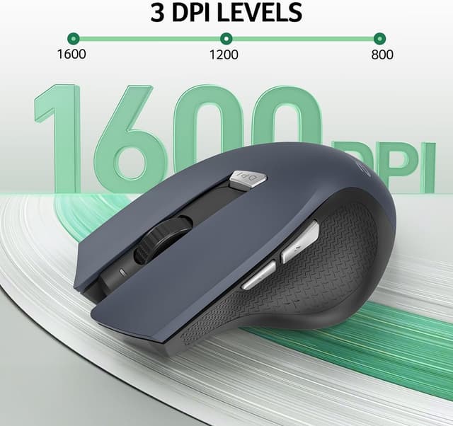 Detalle de acer Wireless Mouse 3‑DPI Ergonomic