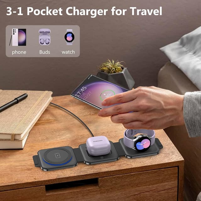 Thumbnail 4 de Travel Charger 3-in-1 Wireless Stand