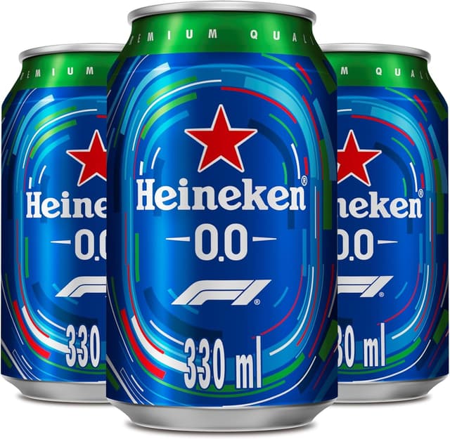 Detalle 2 de Heineken 00 Cerveza sin alcohol 🥤 Caja 24x330 ml