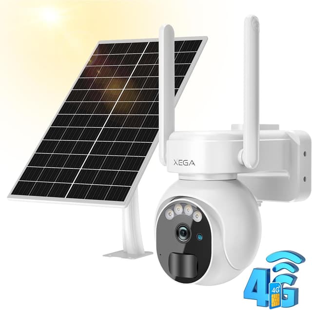 Detalle de Xega 4G LTE Telecamera Solare 2K PTZ