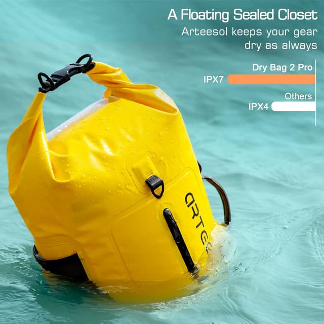 Detalle 2 de Dry Bag Upgraded 45L/40L/30L/20L multifunction waterproof dry sack