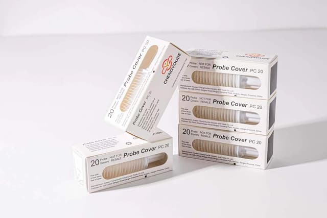 Detalle de Braun Fieberthermometer Schutzkappen – 400 Einweg-Abdeckungen für Ohrthermometer (Ersatzkappen)