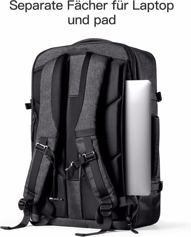 Thumbnail 4 de Inateck 38,5–46,2 L erweiterbarer Reiserucksack für Laptop