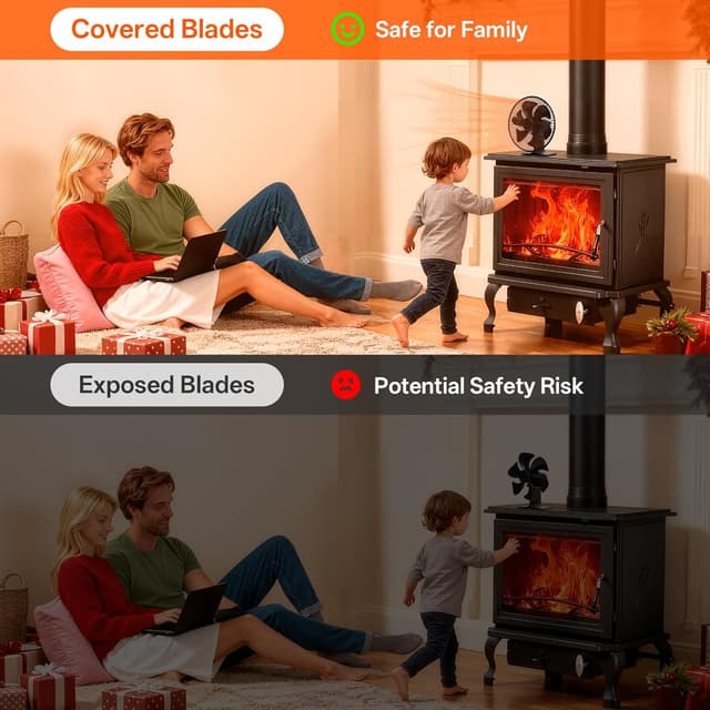 Thumbnail 3 de Perfirefan Log Burner Fan 6‑Blade