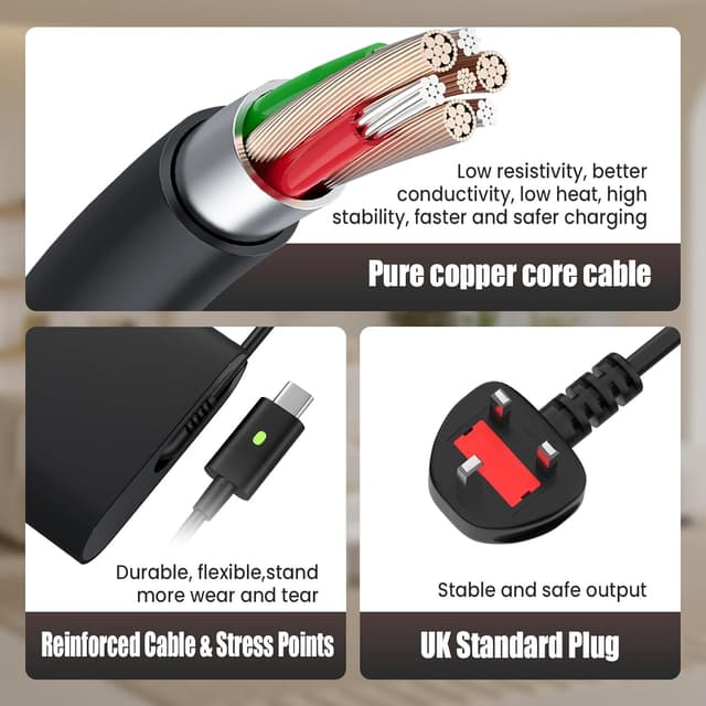 Thumbnail 5 de 65W USB C Laptop Charger for Dell