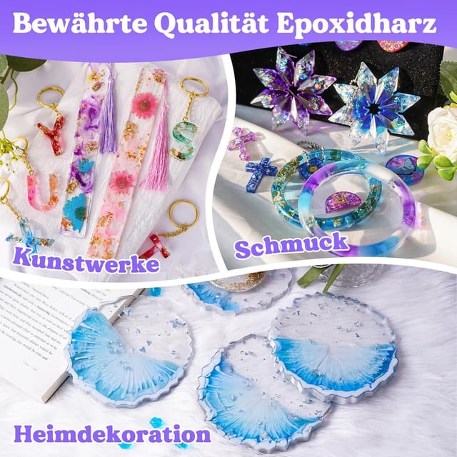 Thumbnail 4 de LET'S RESIN Epoxidharz Set 500 ml 1:1