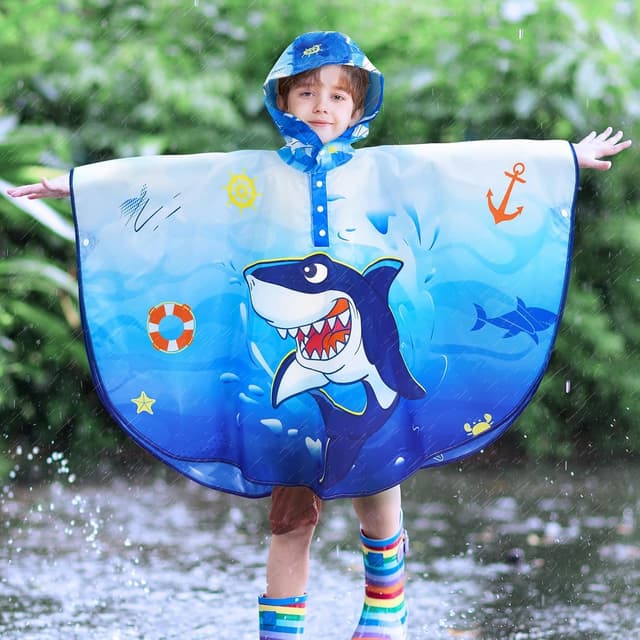 Detalle 2 de WAWSAM Regenponcho Kinder Regenmantel