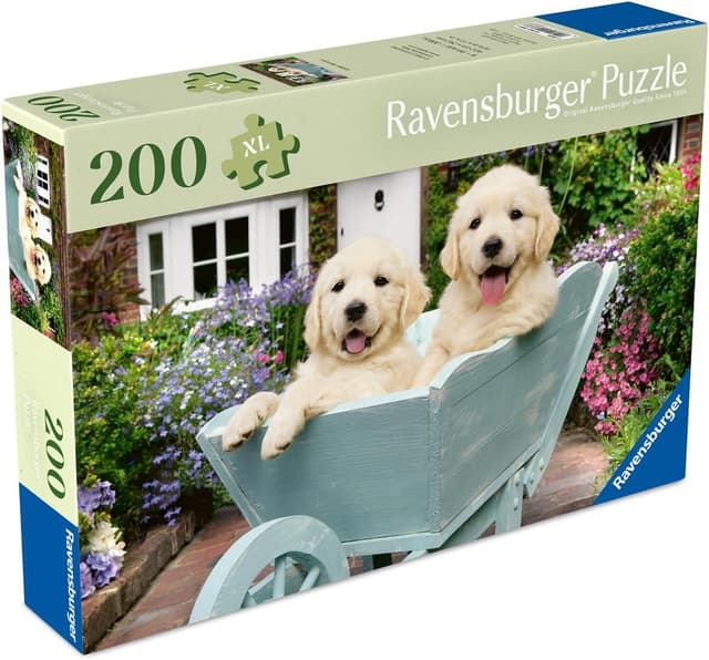 Detalle 2 de Ravensburger Puzzle Adulte 200 pièces Golden – Bien-être, pièces épaisses et support inclus
