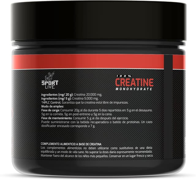 Thumbnail 4 de CREATINA MONOHIDRATO 300G SPORT LIVE