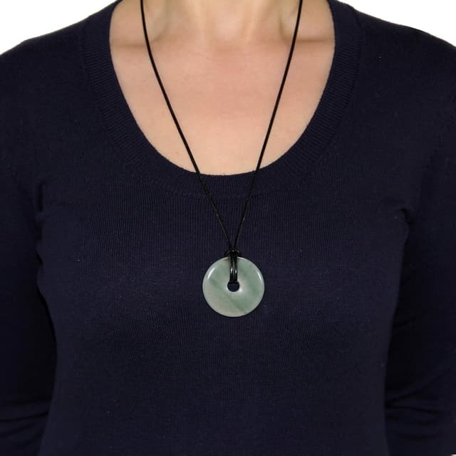 Detalle 2 de Morella Collana 80 cm con pendente Donut 3,8 cm