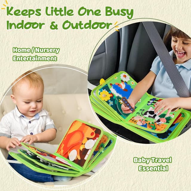 Thumbnail 4 de LZDMY Busy Book Montessori activity toy 20 pages