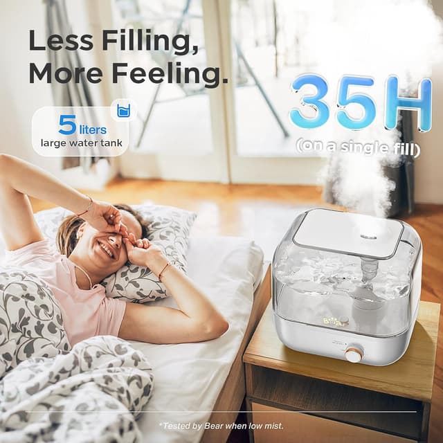 Thumbnail 2 de BEAR Umidificatore 5L Ultra Silenzioso 28dB