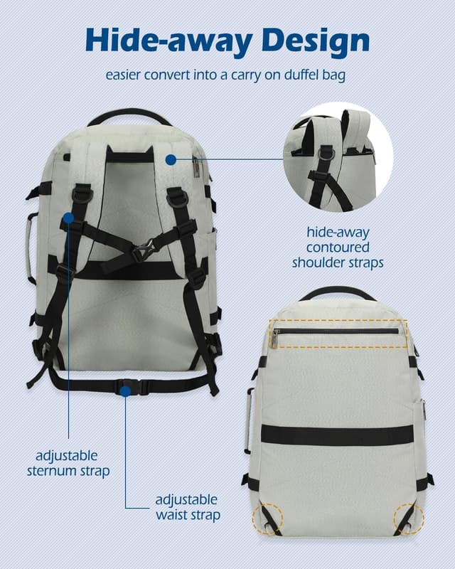 Thumbnail 6 de Hynes Eagle 40L Reiserucksack Hellgrün