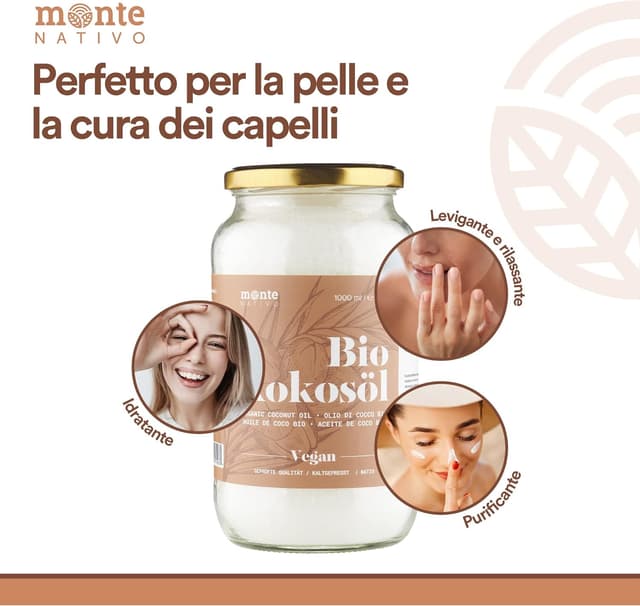 Thumbnail 4 de MonteNativo Olio di Cocco Extra Vergine 1L