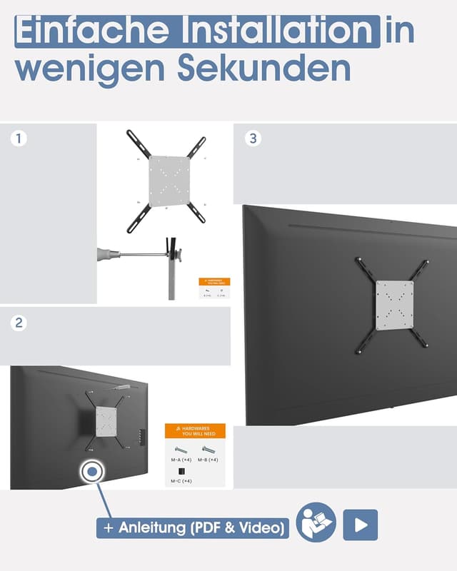 Detalle de 3IDEE VESA Adapter Extension Set 30 kg