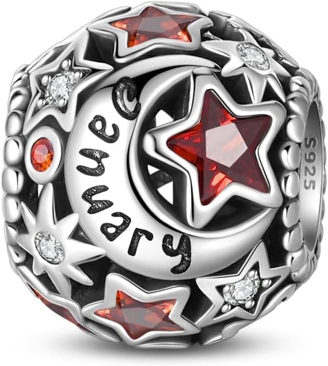 Thumbnail 6 de 925 Sterling Silber Sternzeichen-Charm von Damen – Sternbilder-Anhänger für Armband & Halskette, kompatibel mit europäischen Charm-Systemen