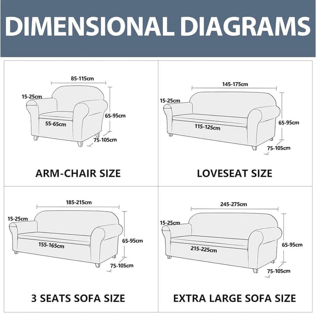 Thumbnail 6 de Ystyle Copridivano 2 posti con braccioli super elasticizzato, antigraffio e antiscivolo, grigio scuro