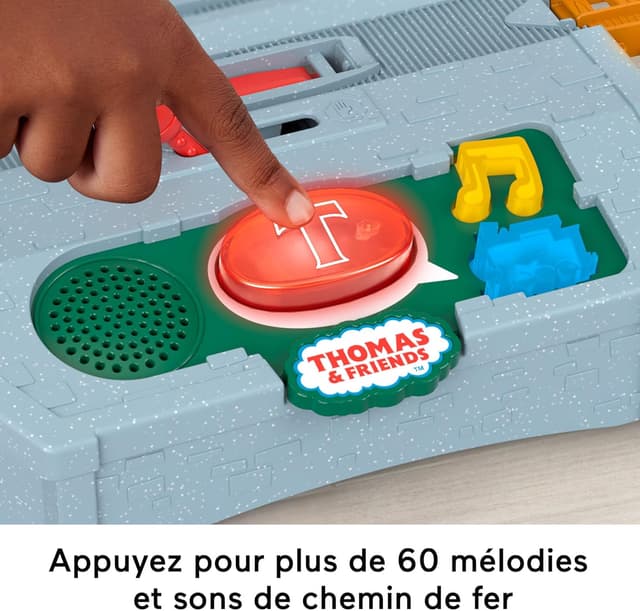Detalle de Thomas & Friends Fisher-Price Coffret HRC47 – 4,40 m de circuit motorisé avec plus de 60 sons et thèmes