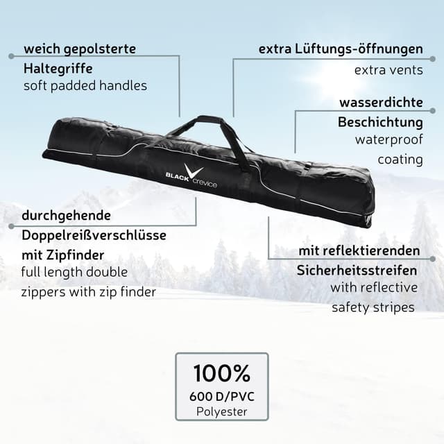 Thumbnail 6 de Sac de ski Black Crevice 190 x 30