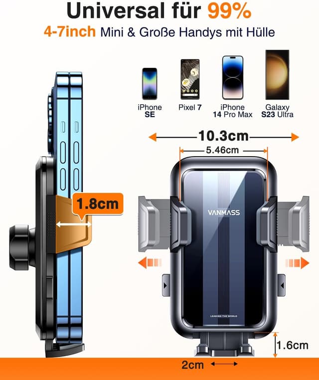 Thumbnail 5 de VANMASS Handyhalterung Auto Lüftung 2026