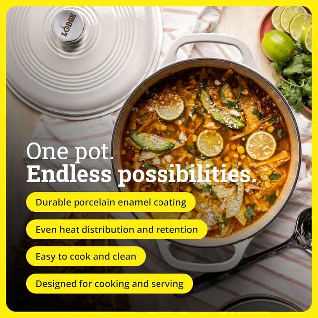 Detalle 2 de Lodge Essential Dutch Oven 6 Quart