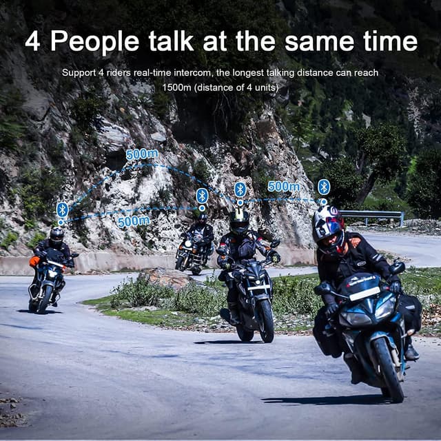 Thumbnail 2 de EJEAS V4Plus Interfono Moto 4 vie