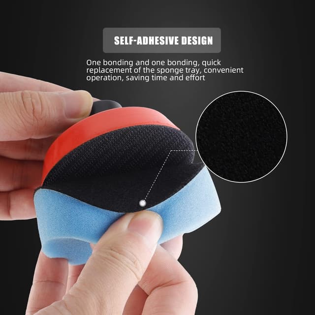 Thumbnail 6 de SPTA drill polishing pads set (36pcs) with M14 adapter for car polishing, waxing and sanding