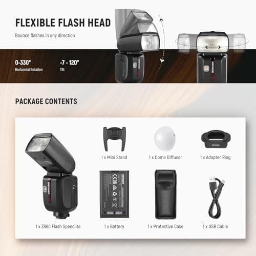 Thumbnail 8 de NEEWER Z88 T880 flash TTL 76W ⚡