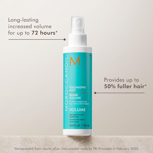 Detalle 2 de Moroccanoil Volumizing Mist 160 ml, spray volumizzante per capelli più morbidi fino a 72 ore