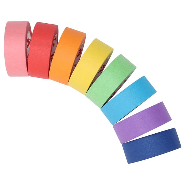 Imagen de Fyguard 8 Rolls Coloured Masking Tape 23mm en OfertitasTOP