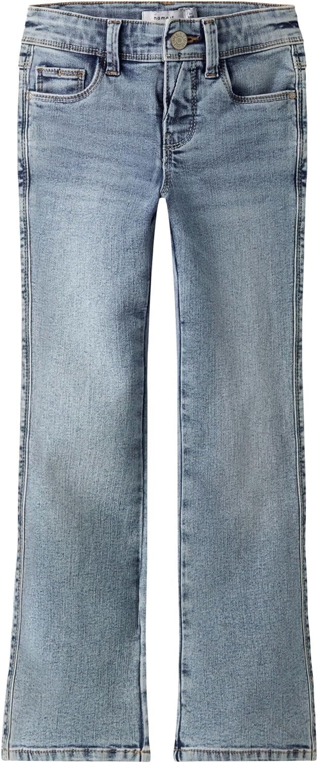 Detalle 2 de NAME IT Girl Jeans Bootcut – Kinder-Jeans mit verstellbarem Bund und Bootcut-Passform