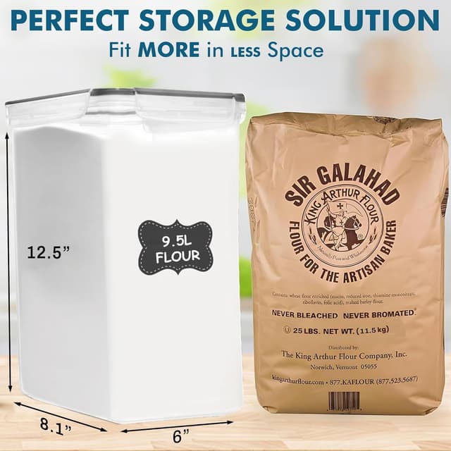 Detalle 2 de Shazo 2 PC 9.5L Airtight Food Containers