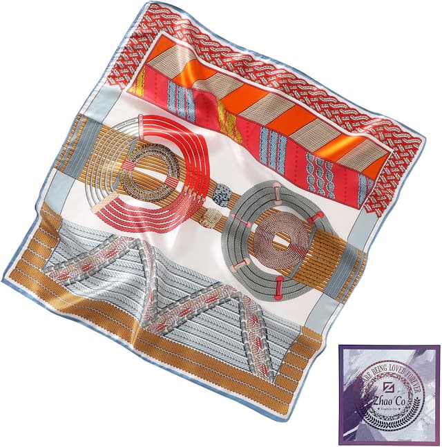 Thumbnail 4 de Foulard en soie de mûrier 66 x 66 cm ⚖