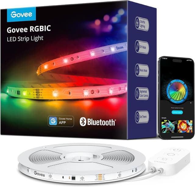 Detalle de Govee Tira LED 5M RGBIC con control por segmentos