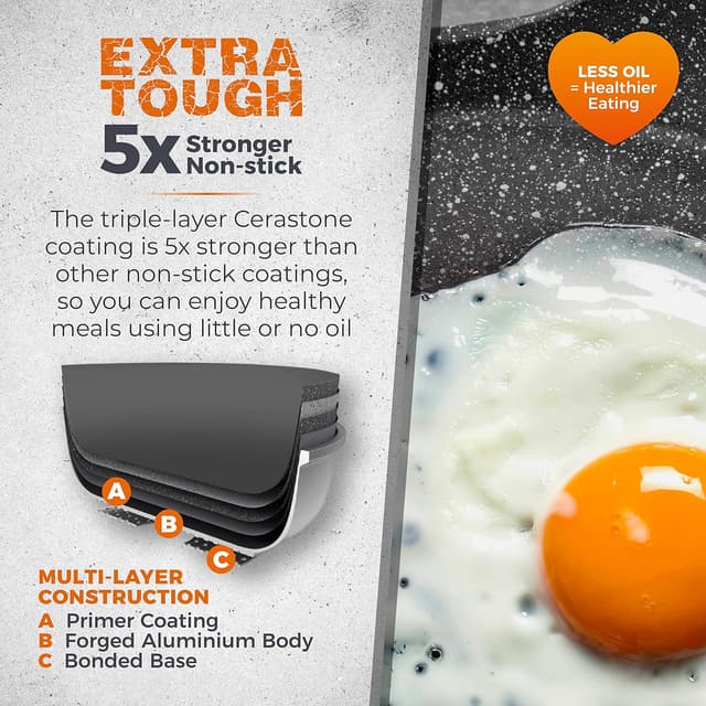 Thumbnail 3 de Tower T81287 Cerastone Crepe Pan 25cm