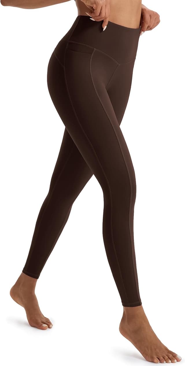 Detalle 2 de JOYSPELS women’s gym leggings with pockets – high waisted tummy control full length & capri style