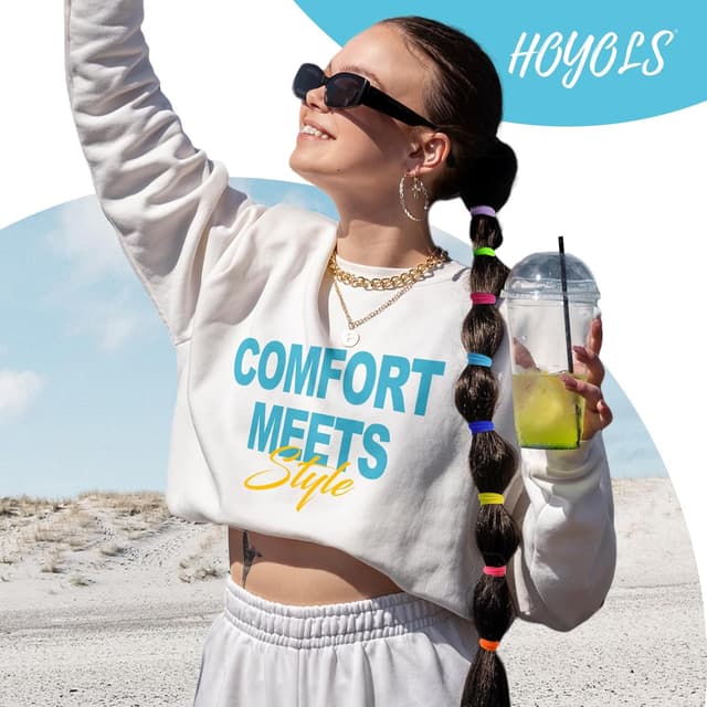 Thumbnail 6 de HOYOLS élastiques cheveux, lot de 100