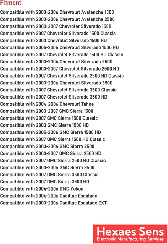 Thumbnail 5 de Hexaes Sens Customizable Mod 6/8 Modes for Silverado