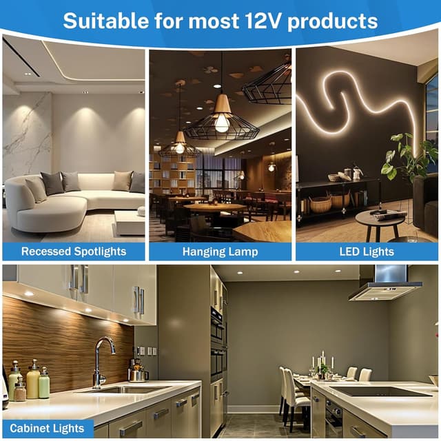 Thumbnail 6 de Trasformatore/driver LED 36W da 240V a 12V 3A (AC→DC) per strisce e faretti a bassa tensione