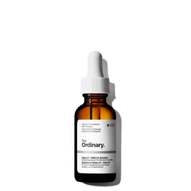Detalle de The Ordinary Aloe 2% + NAG 2% Solution (30 ml) – beruhigende Pflege gegen Aknenarben