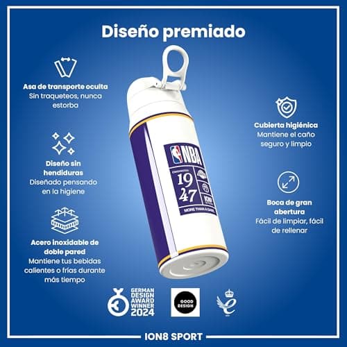 Thumbnail 5 de ion8 NBA Los Angeles Lakers Botella térmica 750 ml 🥤