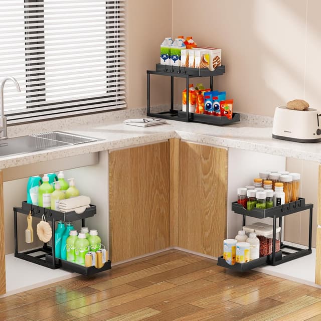 Thumbnail 6 de ARSTPEOE Organizer sottolavello cucina 2 livelli, 1 pezzo