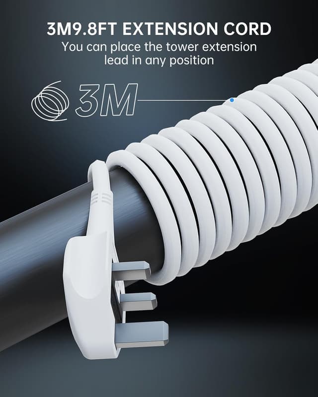 Thumbnail 4 de Tower Extension Lead 3250W 13A with 8 AC & 4 USB ports ๐