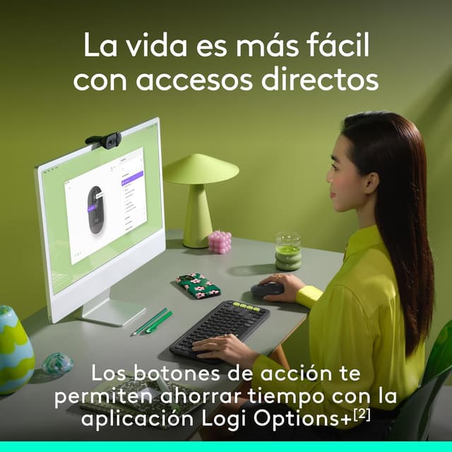 Thumbnail 3 de Logitech POP Mouse: Ratón Bluetooth portátil con fácil cambio 😊