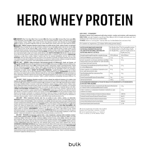 Thumbnail 5 de Bulk Hero Whey Proteína 26 porciones, 26g proteína 🍽
