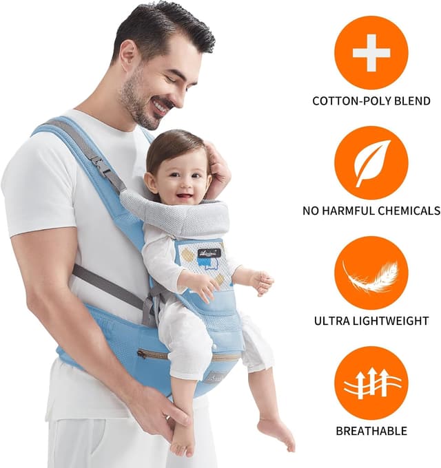 Thumbnail 5 de IULONEE Multifunction Baby Carrier Hip Seat