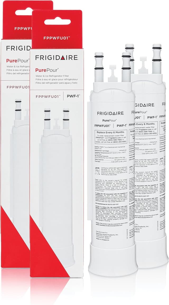 Detalle de Frigidaire PurePour™ PWF-1™ Refrigerator Water Filter Replacement (Set of 2)